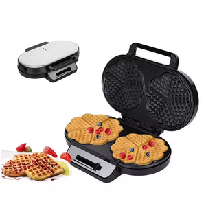 New Design 2026 High-Grade Mini <b>Waffle</b> Donut Sandwich <b>Maker</b> Multifunctional Stainless Steel Electric Plate for Household Use - Product Image 1