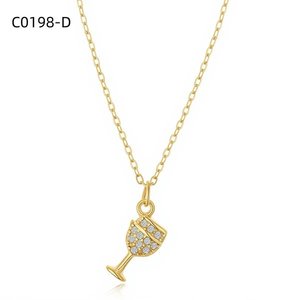 สร้อยคอแฟชั่นประดับเซอร์โคเนีย C0198 สำหรับผู้หญิง เครื่องประดับคุณภาพสูง - Product Image 2