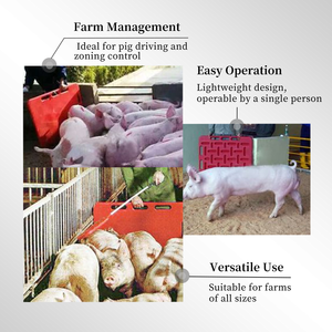 Paneles de cerdos aprobados por veterinarios OEM Musyder, paneles de clasificación de cerdos antideslizantes portátiles, tableros protectores de cerdos para ganado - Product Image 4