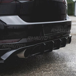 Difusor de Parachoques Trasero para Volkswagen Golf 7/7.5 GTI TCR, Estilo Deportivo, Negro Brillante, Accesorios para Automóviles - Product Image 3