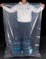 Sac d'emballage en polyéthylène LDPE personnalisé, moyen et grand format, robuste, imperméable et anti-poussière, sac d'emballage jumbo en polyéthylène pour la vente en gros