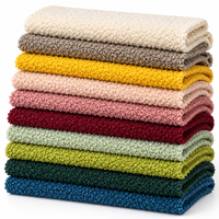 Tissu d'ameublement bouclé Teddy à texture galet, doux et bouclé, pour canapé, chaise, coussin et mobilier – Vente en gros