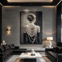 Décoration murale sur toile faite main, paysage abstrait moderne à texture 3D, tableau luxueux arbre de vie à feuille d’or
