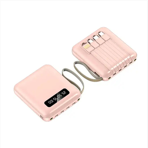 <span class=keywords><strong>Meilleures</strong></span> batteries externes pour appareils électroniques grand public, très vendues, 10000 mAh, câbles intégrés, portables, compatibles avec tous <span class=keywords><strong>les</strong></span> téléphones, interface d'entrée AC - Product Image 3