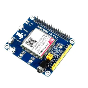 SIM7600G-H Raspberry Pi 4G Expansion Board Connect kompatibel dengan pemosisian GNSS 3G / 2G