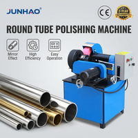 Machine de polissage polyvalente pour tubes ronds, décapant de rouille pour tuyaux métalliques, polisseuse automatique pour le traitement des surfaces en acier inoxydable