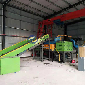 Double Shaft <b>Sofa</b> Shredder Machine Cardboard Box Shredding Machine Wooden Pallet Crushing Machine - Product Image 4