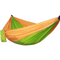 Leichte 2-Personen Custom ized Pattern Printed Camping Hängematte Tragbare Gartenmöbel für Reisen Wandern Outdoor-Abenteuer