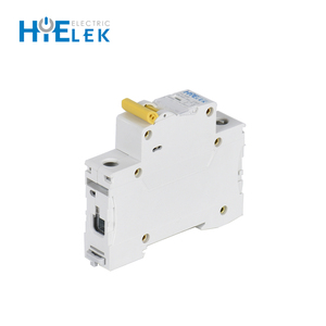 1P <span class=keywords><strong>Mini</strong></span> MCB devre kesici HLM8 63A PA66 bakır düşük akım 6kA kırma kapasitesi - Product Image 4