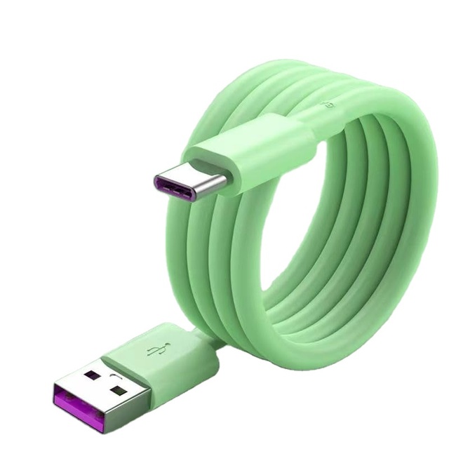 Stylish Type C USB Data Cable Pure Copper Conductor Braid Shielding Various Colors for Fast Charging for Computer Phone Tablet