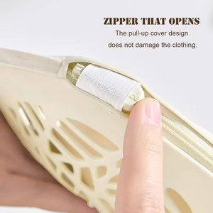 <b>Silicone</b> Bra Laundry Bag with Anti-Deformation Mesh for Underwear Swimsuits Socks for Silk Items - Product Image 3