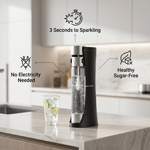 Distributeur d'eau portable et machine à soda pour hôtels et usage domestique extérieur, facile à utiliser et à nettoyer, alimenté au gaz, installation sur table, 750 ml - Product Image 6
