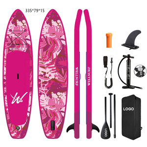 Weihai planche de surf <span class=keywords><strong>gonflable</strong></span> personnalisée à double couche de <span class=keywords><strong>11</strong></span> <span class=keywords><strong>pieds</strong></span> sup planche à pagaie debout - Product Image 1