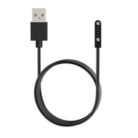 Câble de charge USB-A 4 broches 7,62 mm OEM d'usine, câble de charge magnétique pour montre connectée avec espacement latéral de 2,6 mm