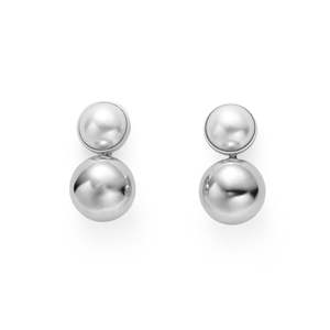 Boucles d'oreilles clous en acier inoxydable 316L plaqué or PVD, durables et résistantes, bijoux de mode - Product Image 1