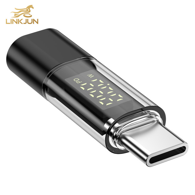 USB-C Female to USB-C Male Digital Display Adapter Connector USB 3.1 Nickel Plated A413 Type-C Connector for Fast Charging Cable