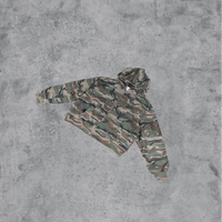 Sweat à capuche camouflage surdimensionné pour homme, streetwear décontracté, sweat à capuche personnalisé avec logo imprimé