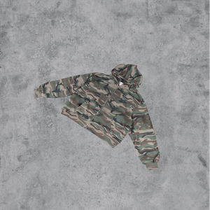 Sudadera con Capucha de Camuflaje Personalizada para Hombre, Estilo Urbano Holgado, Sudadera Informal con Capucha, Impresión de Logotipo Personalizado - Product Image 2