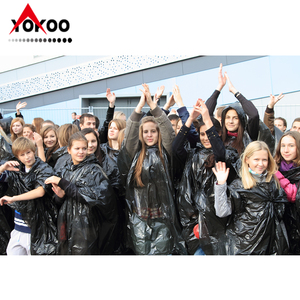 Disposable Waterproof Promotional Emergency Rain for for Girls-Tour Use Regenponcho Noodponcho - Product Image 4