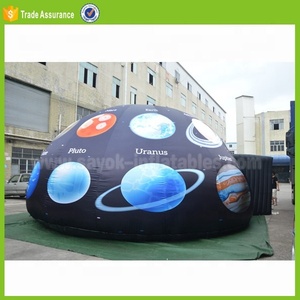 Sayok personnalisable Portable 5m-8m Projection Igloo gonflable Oxford planétarium <span class=keywords><strong>dôme</strong></span> fauteuil roulant entrée enfants extérieur - Product Image 6