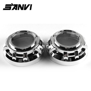 SANVI Car Headlight <b>Projector</b> Lens 3.0 Inch Cover/shrouds with Hole to Fit Angel Eyes for <b>Led</b> Headlights <b>Projector</b> Lens - Product Image 1