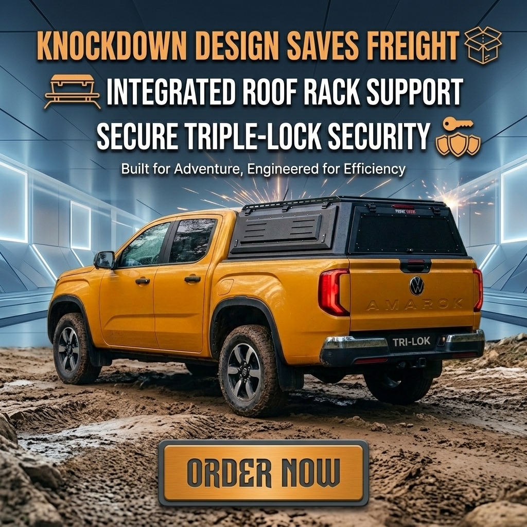 Aluminum Modular VW Amarok Truck Canopy | VW Amarok (SKU 5730)