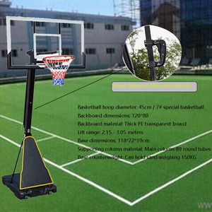 Support <span class=keywords><strong>de</strong></span> <span class=keywords><strong>basket</strong></span>-ball portable <span class=keywords><strong>de</strong></span> haute qualité et économique avec panneau <span class=keywords><strong>de</strong></span> <span class=keywords><strong>basket</strong></span>-ball mobile pour l'entraînement à domicile - Product Image 4