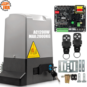 Moteur <span class=keywords><strong>de</strong></span> <span class=keywords><strong>portail</strong></span> <span class=keywords><strong>coulissant</strong></span> intelligent 1200W, limiteur magnétique 2000KG, opérateur <span class=keywords><strong>de</strong></span> porte électrique automatique pour propriétés commerciales - Product Image 1