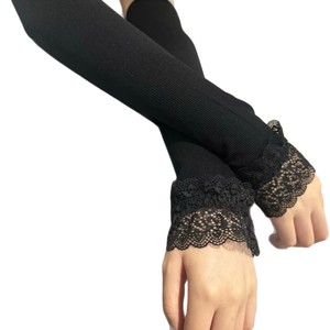 Nouvelle manchette de protection solaire pour femme, broderie florale en dentelle, haut de gamme, élégante et polyvalente pour l'été - Product Image 5