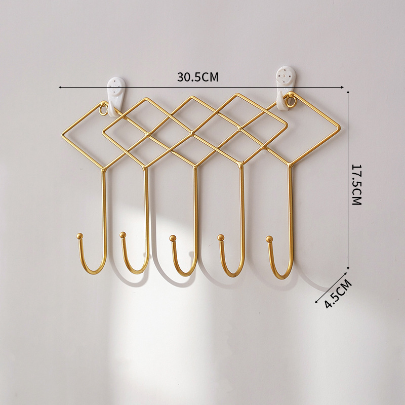 Gancio prismatico dorato piccolo