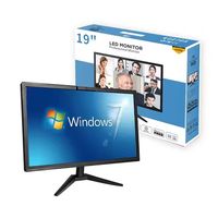 Office 19Inch LED PC Monitors Wall Mounting FHD VGA LED PC Monitor