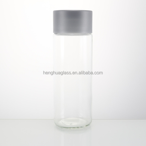 Chất Lượng Cao 250Ml 350Ml 500Ml 750Ml VOSS Thủy Tinh Nước Khoáng Chai Thủy Tinh Tròn Đồ Uống Uống Chai Nước Trái Cây Với Nắp Nhựa - Product Image 3