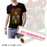 Rouleau de film d'impression DTF 80cm*100m 90cm*100m Film DTF brillant simple face pour imprimante DTF Film de transfert thermique Vente en gros