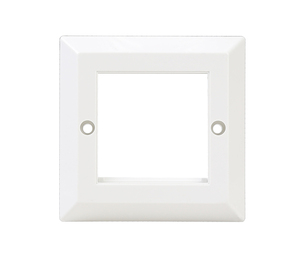 86X86mm or 114x70mm 4 Port RJ45 ABS Face Plate for Networking with Computer & Telephone Icon 86 Type Optional - Product Image 1