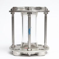 Indicateur de niveau manuel à bride en acier inoxydable CF8 CF8M de 4 pouces pour pipelines Sealmech