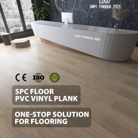 Carreau de sol en vinyle PVC LVT auto-adhésif moderne pour application en appartement avec capacité de solution de conception graphique