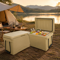 Glacière rigide NELGREEN 50QT avec 2 compartiments et roues