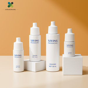 Botella de Muestra Plana de PE Blanca de 5ml 10ml con Tapa de Rosca, Botellas de Loción Exprimible para Esencia y Suero, para Cuidado de la Piel, Tamaño Viaje - Product Image 1