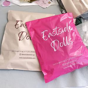 Bolsa de Correo de Plástico Ecológica Biodegradable 100% Negra con Logotipo Personalizado, Bolsas de Envío para Ropa - Product Image 5