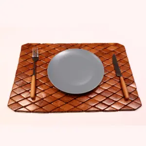 Tabletex 2021 New Arrival Bamboo Placemat Heat Resistant Table Mat