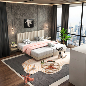 <span class=keywords><strong>Muebles</strong></span> de dormitorio modernos, juego de cama, doble, tamaño Queen, King, tapizado de cuero, cartón, Panel de madera, <span class=keywords><strong>muebles</strong></span> de <span class=keywords><strong>Hotel</strong></span>, 3 años - Product Image 6