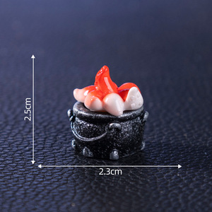 Adornos pequeños de Halloween de Weij, crucible de bruja, micropaisaje, artículos decorativos para bricolaje, mini resina - Product Image 6