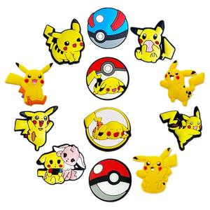 Charmes de chaussures en caoutchouc souple PVC pour sabots, vente en gros, dessin animé, anime, Pikachu, <span class=keywords><strong>Pokémon</strong></span> - Product Image 5