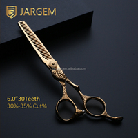Ciseaux à cheveux Premium Gold Japan VG10 6 pouces, ciseaux de coiffure professionnels, outils de coupe de cheveux professionnels