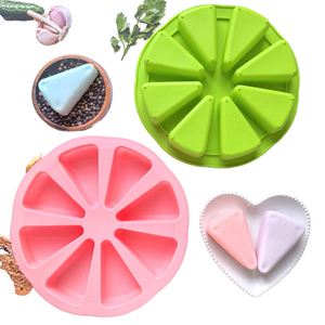 Non-Stick Silicone Triangle <b>Cake</b> Mold, Perfect for Brownies, Muffins & Cupcakes, Ideal for Weddings, Festivals & Daily Baking - Product Image 1