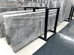 Pietra SH Nuvolato Versilia lastra di marmo Design moderno lucido parete lucida pavimento per soggiorno sala da pranzo Grey <span class=keywords><strong>Marmi</strong></span> - Product Image 4