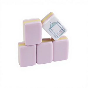 <span class=keywords><strong>La</strong></span> Fête rose, ensemble de mahjong américain à 4 couches, 160 pièces, luxe, <span class=keywords><strong>Oh</strong></span> My Mahjong, ensemble complet de tuiles, cadeau de festival - Product Image 5