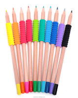 Crayons de couleur écologiques en bois naturel de haute qualité pour étudiants, promotionnels, pour dessin et croquis