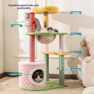 Árbol de Escalada para Gatos Personalizable y Colorido, Juguete para Gatos, Rascador y Cama - Product Image 2