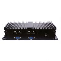 Hxxktouch-Caja sin ventilador para PC, dispositivo compacto I3 i5 i7, Dual Ethernet, LAN SIM, wifi, 16GB, cuádruple mini ordenador industrial
